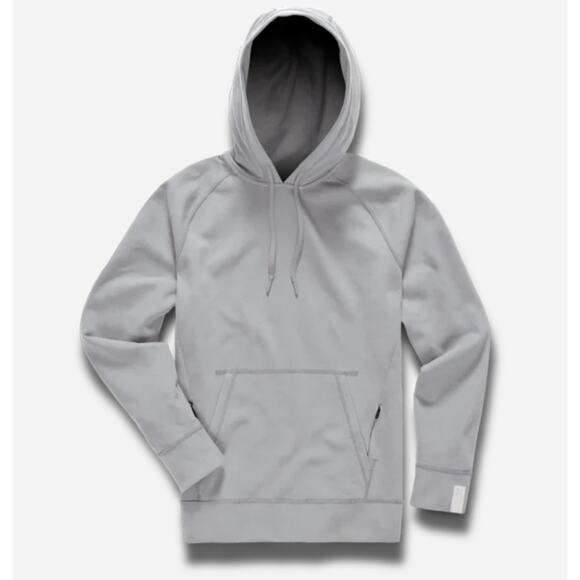 Ten Thousand Midweight Tech Hoodie Pullover Sweatshirt Athleisure Gray Size Larg - Picture 2 of 12